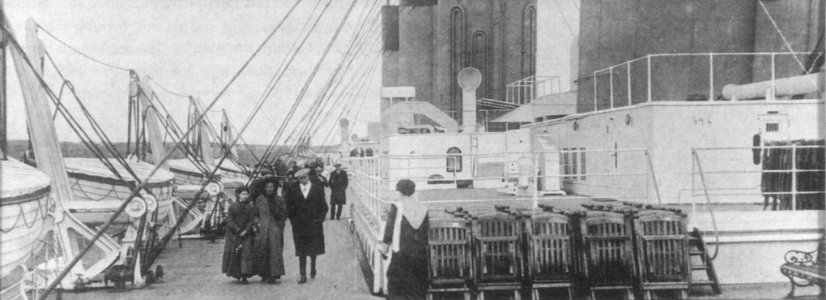 Titanic portside boat deck