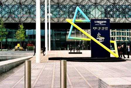 Countdown clock to Commonwealth Games, 2022. Centenary Square, Birmingham photo