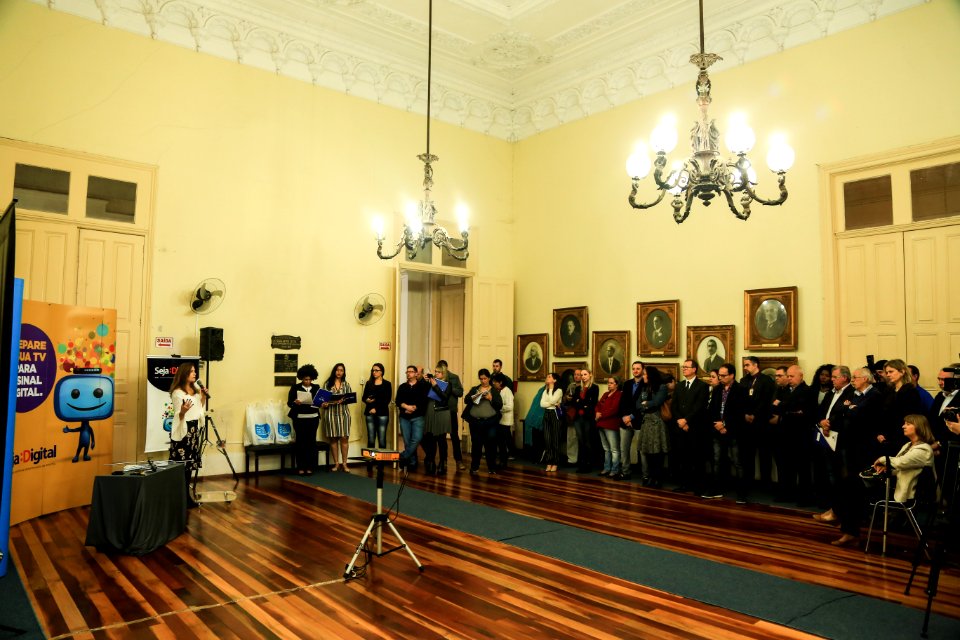 17.09.2018 - Prefeita Paula Mascarenhas no evento  de lançamento Seja Digital, no Salão Nobre do Paço Municipal - Foto: Gustavo Vara
