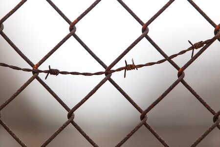 Pattern fence chain photo