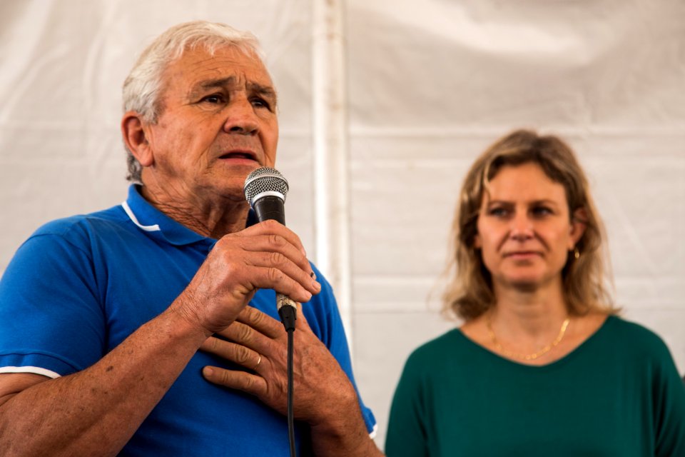 29.09.2018 - Prefeita Paula Mascarenha e o vice Idemar Barz na cerimônia de inauguração da UBS Virgilio Costa - Foto: Gustavo Vara