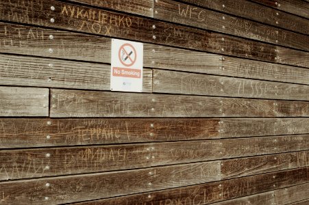 Graffiti on wall of lifeboat station