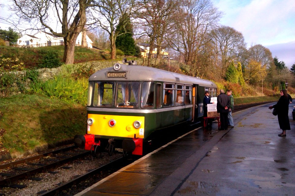 German 4-wheel railbus at Oxenhope