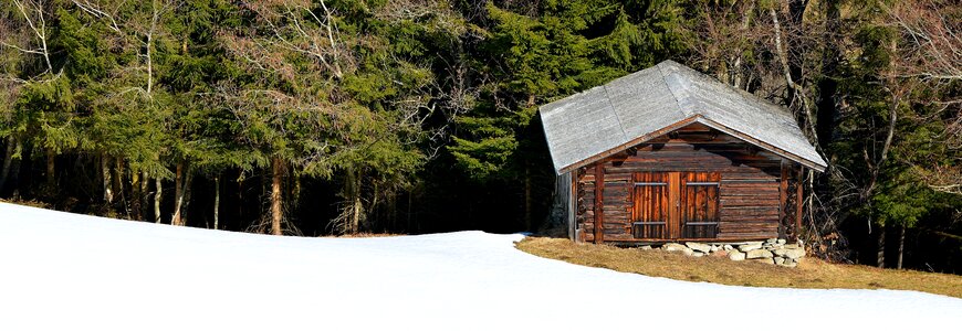 Landscape nature snow
