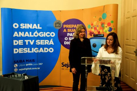 17.09.2018 - Prefeita Paula Mascarenhas no evento  de lançamento Seja Digital, no Salão Nobre do Paço Municipal - Foto: Gustavo Vara