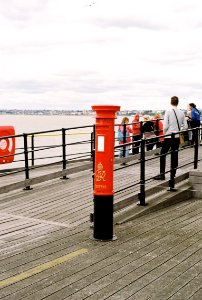 Strange postbox on Southend pier photo
