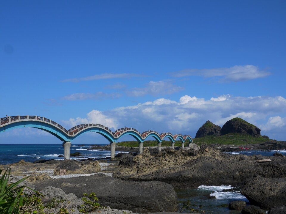 Sky sea bridge