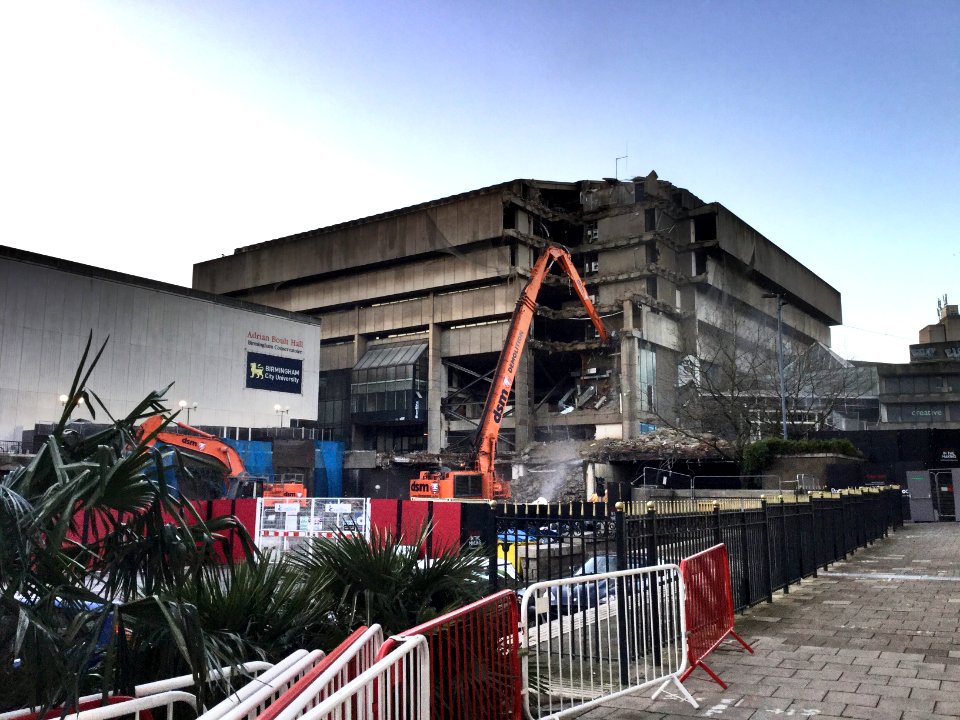 Demolition starts on Birmingham Central Library