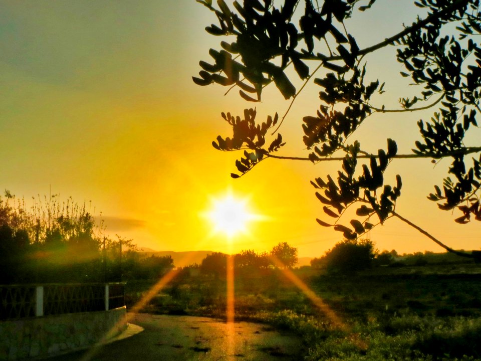 Posta de sol a Real