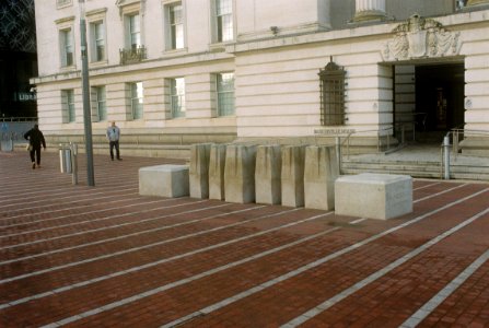 Artwork outside Baskerville House, Birmingham photo