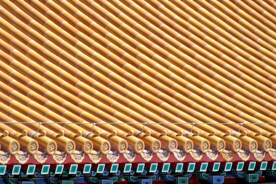 Forbidden city architecture beijing