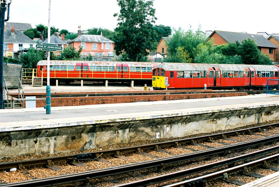 1938 stock trains at Ryde depot