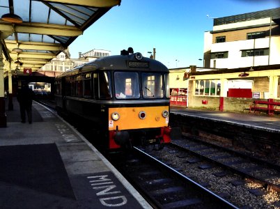 German 4-wheel Diesel railbus, keighley & Worth Valley Railway photo