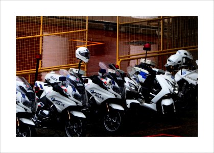 Traffic police BMW motorcycles photo