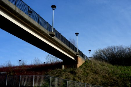 Footbridge over Coulsdon relief road. photo