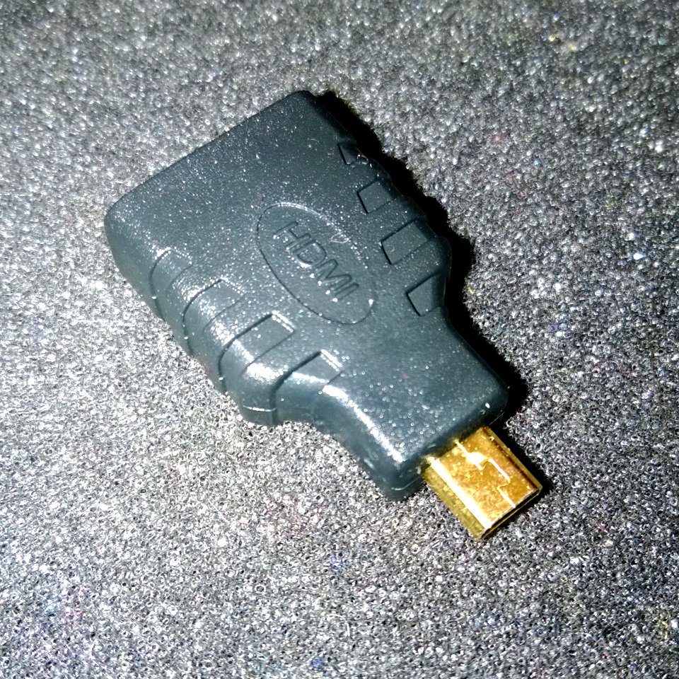 micro HDMI male to HDMI female adaptor 14