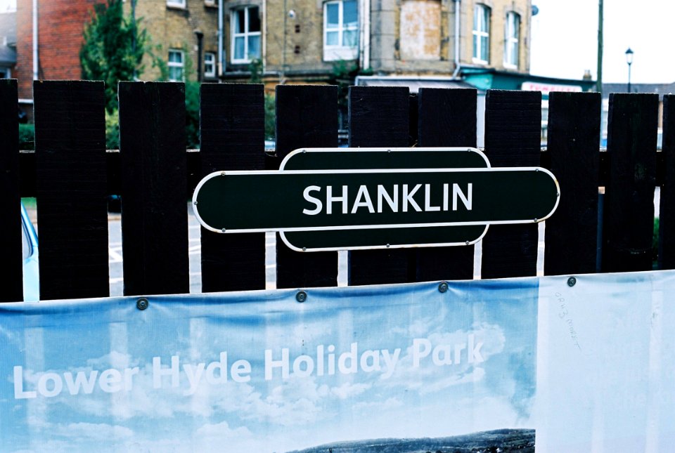 Shanklin station sign