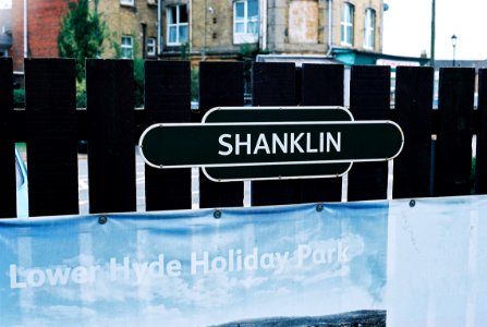 Shanklin station sign photo