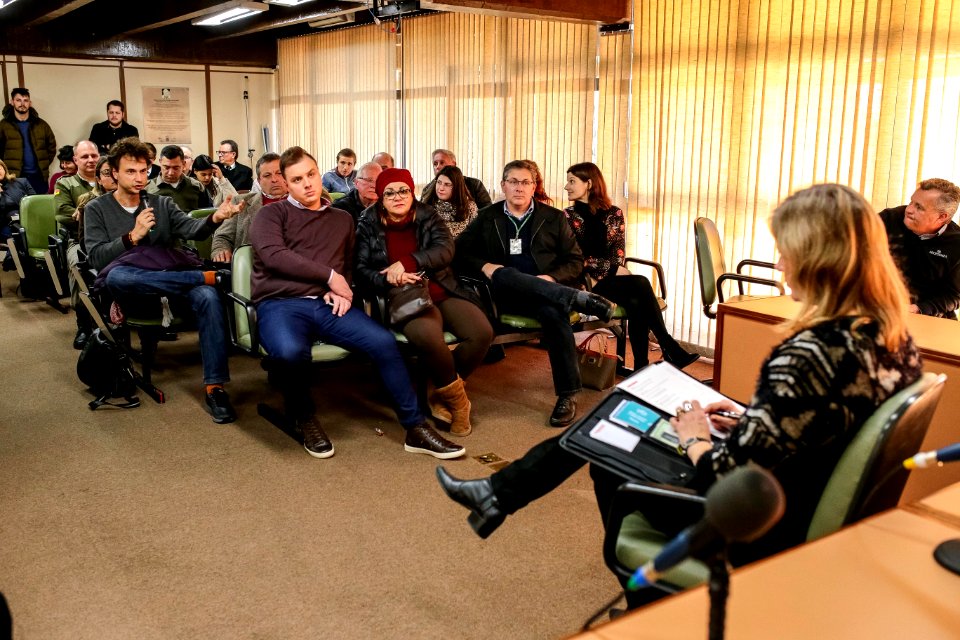 18.06.2018 Prefeita Paula palestra na Câmara de Caxias Pacto Pelotas pela Paz - Fotos Gustavo Mansur