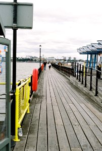 Southend pier walkway