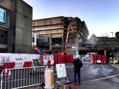 Demolition starts on Birmingham Central Library photo