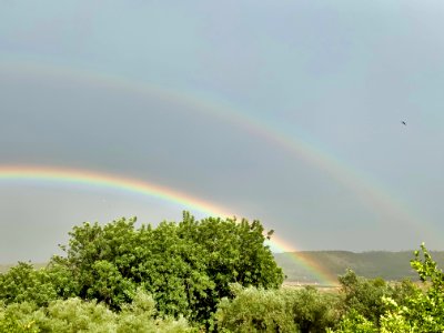 Doble Arc de Sant Martí a Real photo