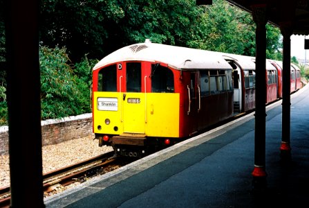 Isleland Line 1938 stock train at Shanklin