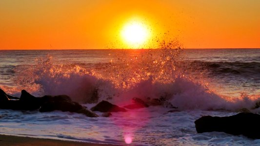 Sortida de sol a Badalona