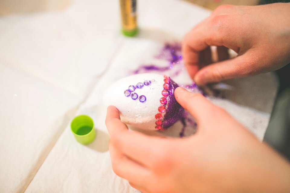 Eggs egg decorating