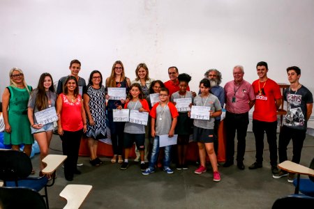 29.03.2018 SMED Entrega premiação Olimpíada de Astronomia - Fotos Gustavo Mansur