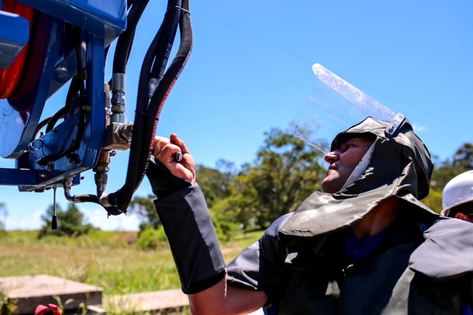 07.02.2018 SANEP curso caminhão hidrojato - Fotos Gustavo Mansur