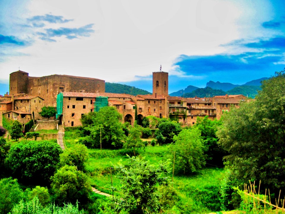 Santa Pau, La Garrotxa, Catalunya