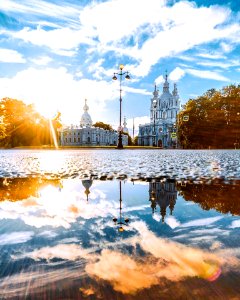 The Smolny Cathedral, St Petersburg photo