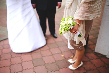 Marriage bouquet white