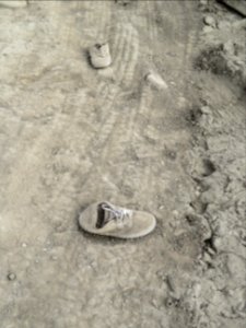 Found Item Mud Sneakers