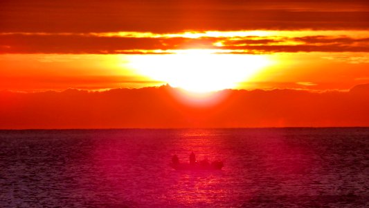Sortida de sol a la Mediterrània, Badalona