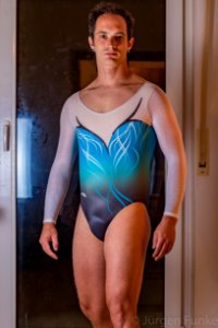 Model Jürgen Funke aus Hannover öffentlich zur Schau gestellt.