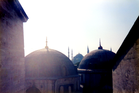 095 - Uitzicht vanuit Hagia Sophia, Istanbul, oktober 1995