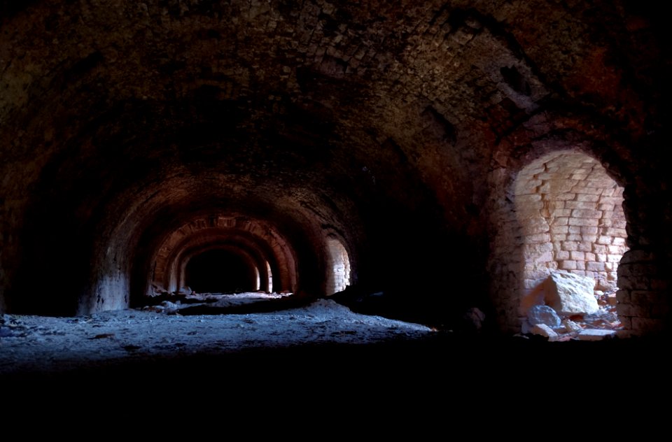 An abandoned limekiln