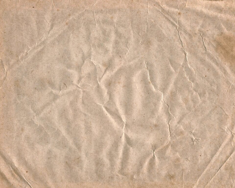 Overlay effect wrinkled paper
