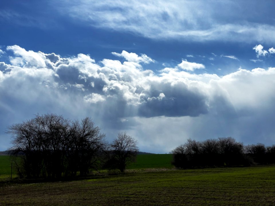 Early spring clouds