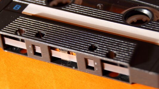 Magnetband detail close up