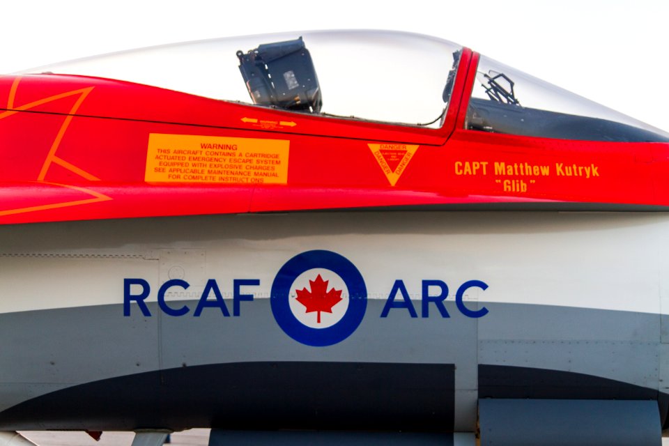 CF-18 Demo Hornet canopy