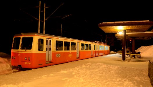 Mountain train to Štrbské pleso