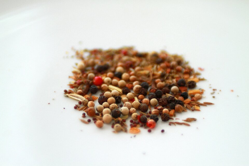 Spices cooking pepper