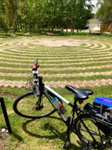 Paused today’s bike ride to walk the Silver Springs Labyrinth.