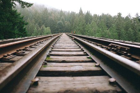 Railroad transport travel