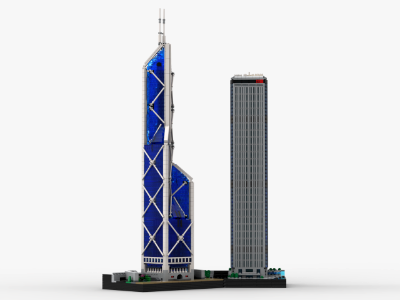 Cheung Kong Center and Bank of China Tower