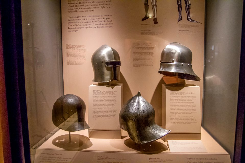 medieval helmets