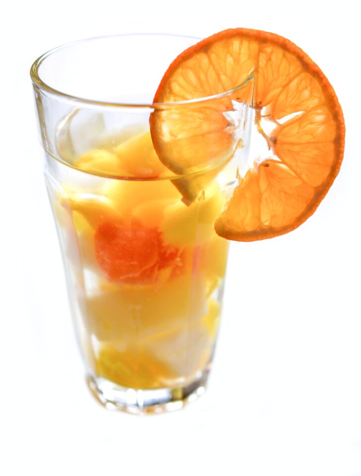Smoothie glass fruit